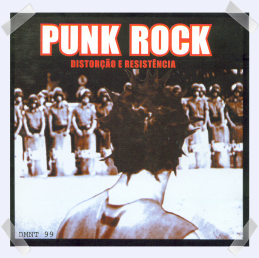 Capa do CD PUNK ROCK - Distorção e Resistência